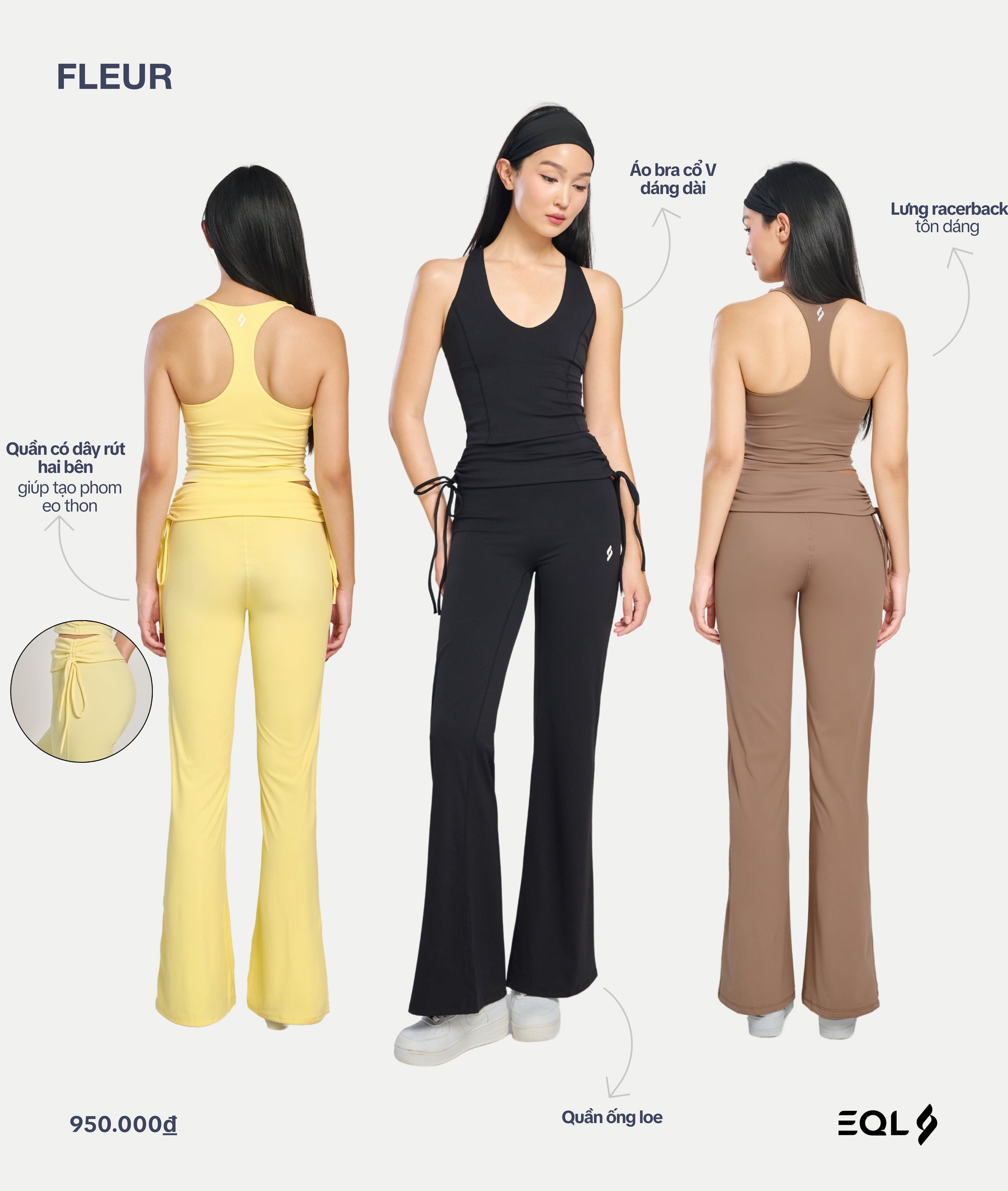Fleur - Nâu Kaki - EQL Apparel - Fleur - Nâu Kaki -
