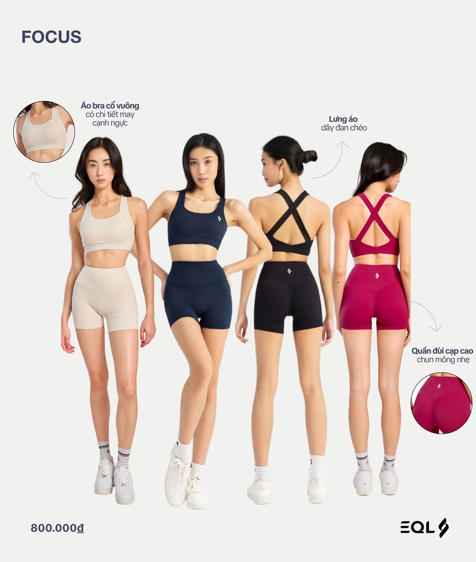 Focus - Đỏ Hồng - EQL Apparel - Focus - Đỏ Hồng -