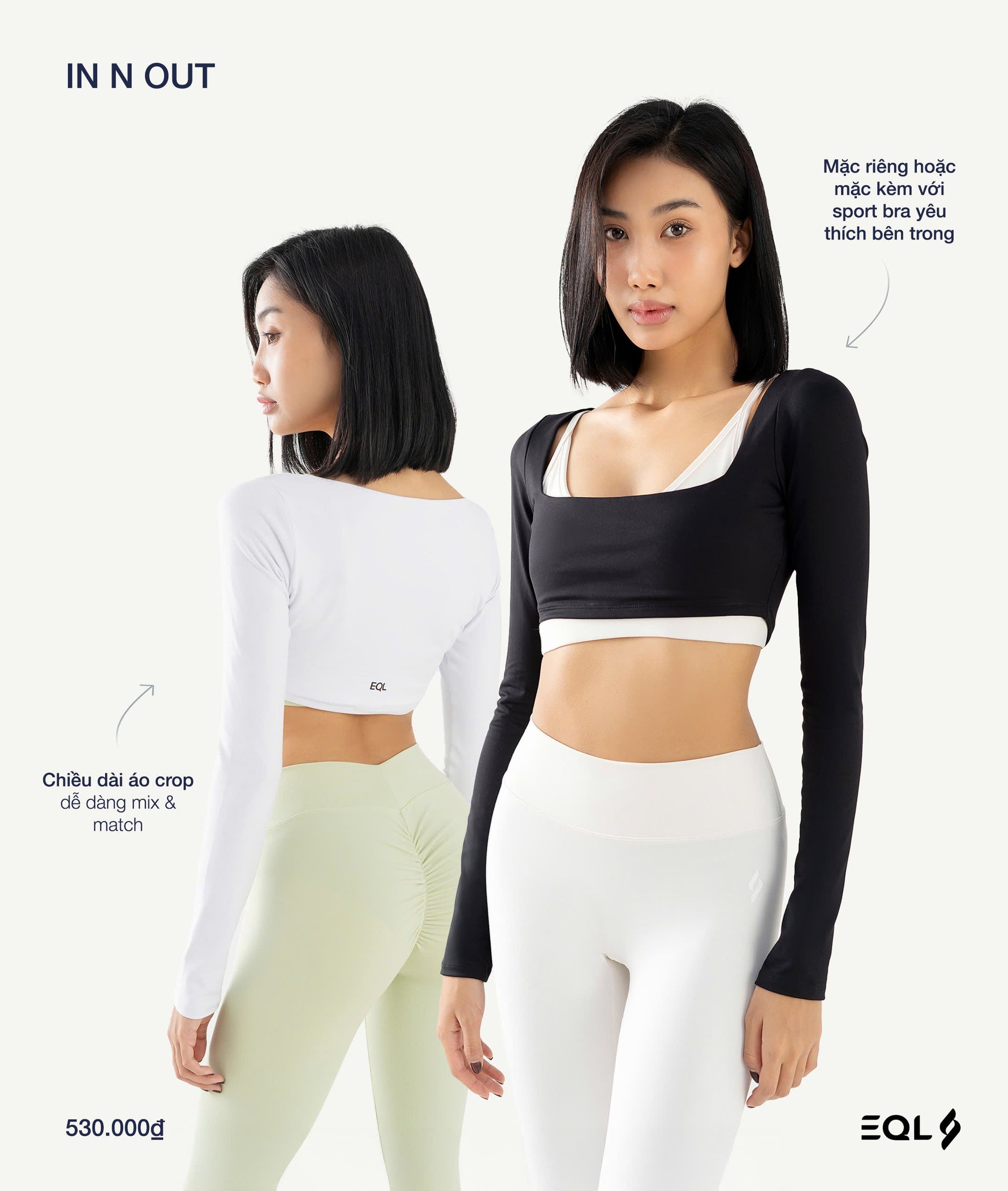 In n Out - Trắng - EQL Apparel - In n Out - Trắng -