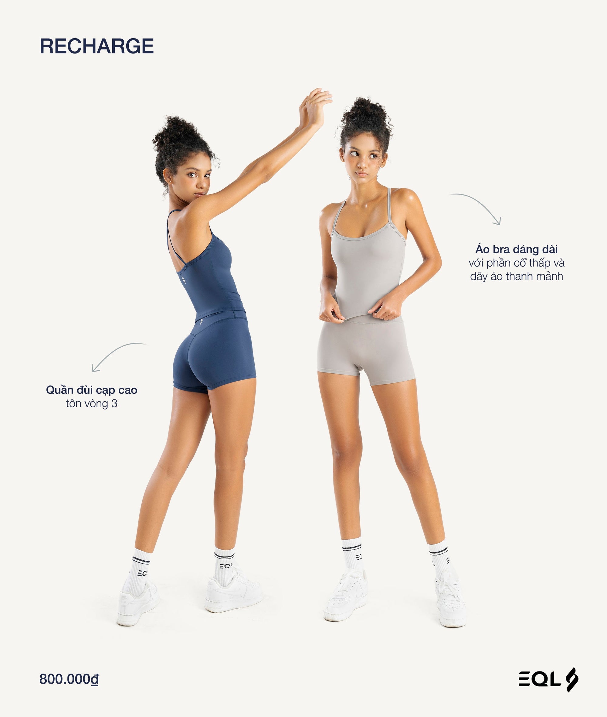 Recharge - Xanh Navy - EQL Apparel - Recharge - Xanh Navy -