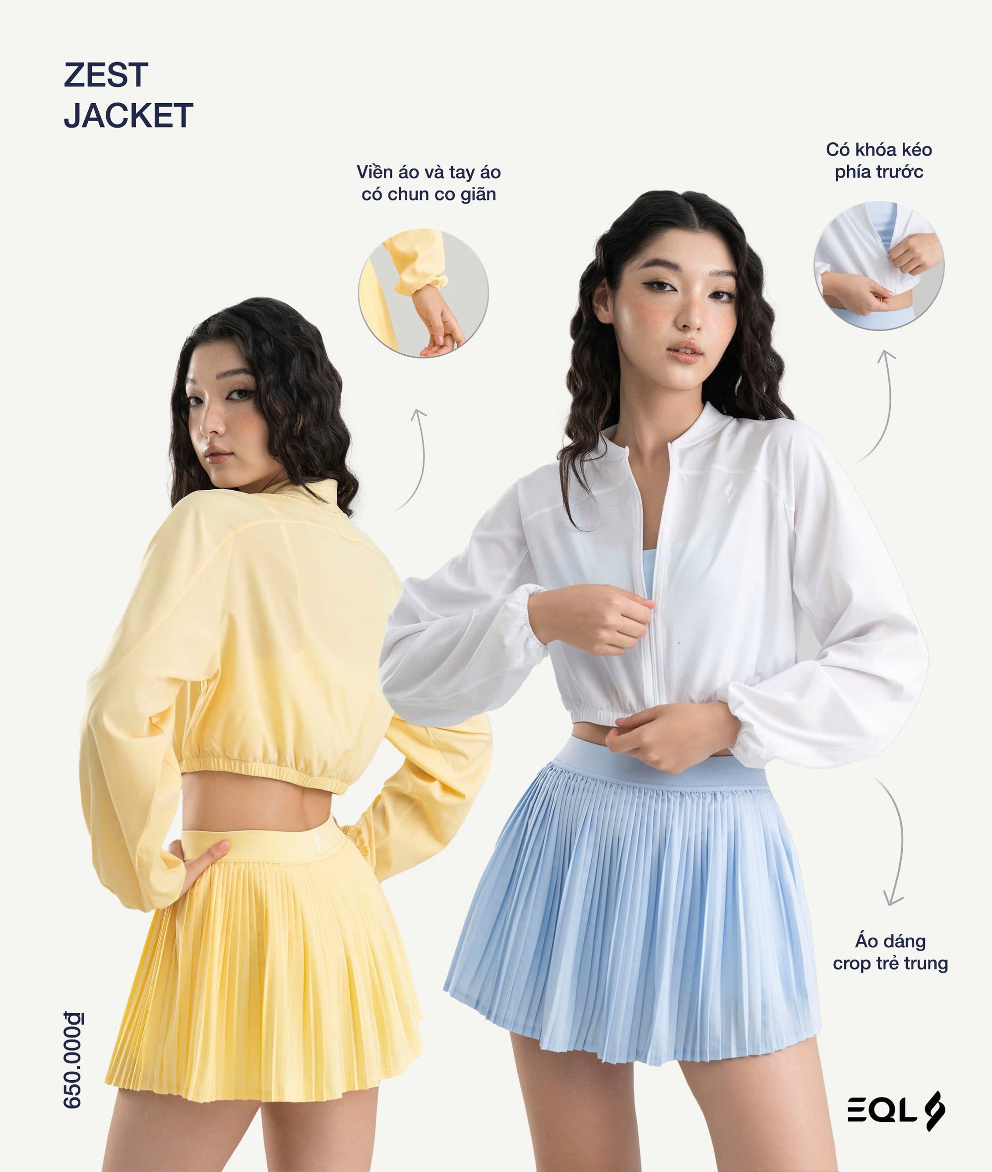Zest Jacket - Vàng - EQL Apparel - Zest Jacket - Vàng -