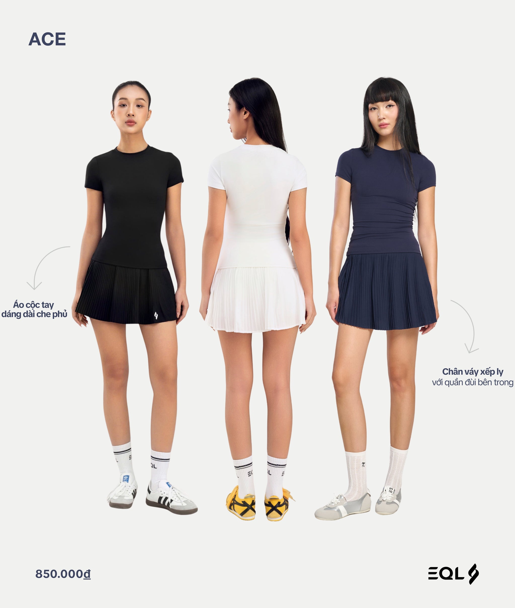 Ace - Xanh Navy - EQL Apparel - Ace - Xanh Navy - 