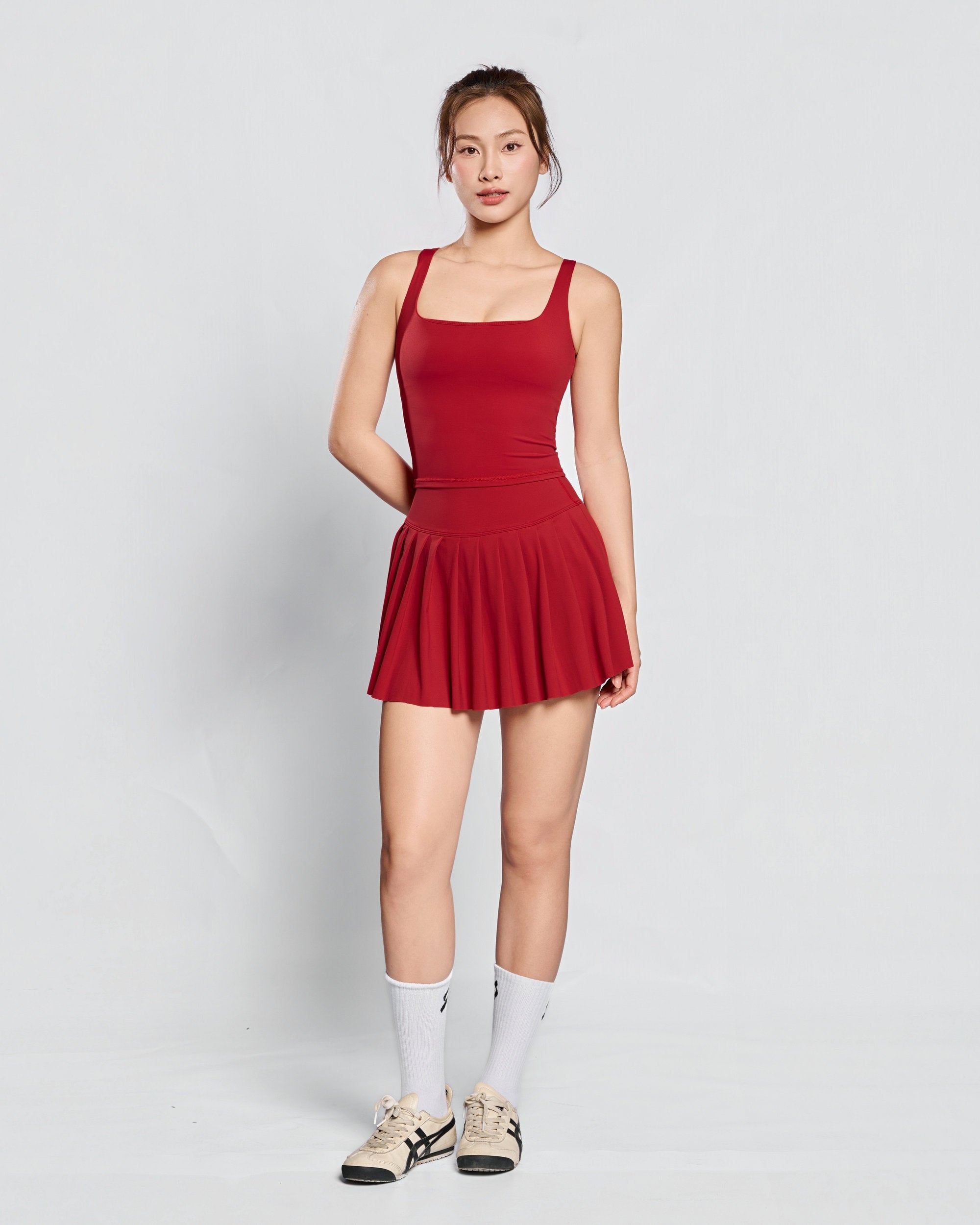 Celebré Classic Skirt - Đỏ Dâu - EQL Apparel - Celebré Classic Skirt - Đỏ Dâu - 