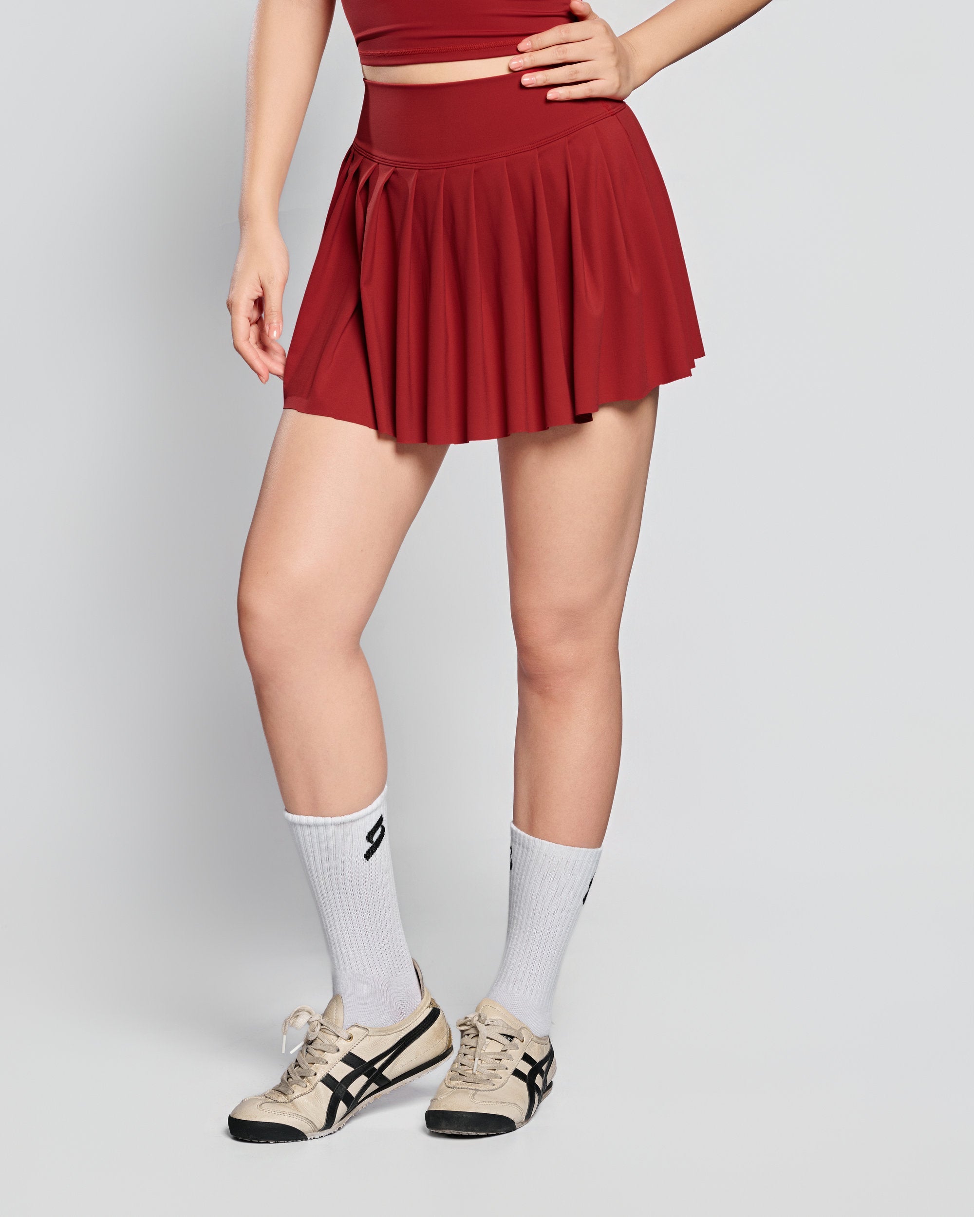 Celebré Classic Skirt - Đỏ Dâu - EQL Apparel - Celebré Classic Skirt - Đỏ Dâu - 