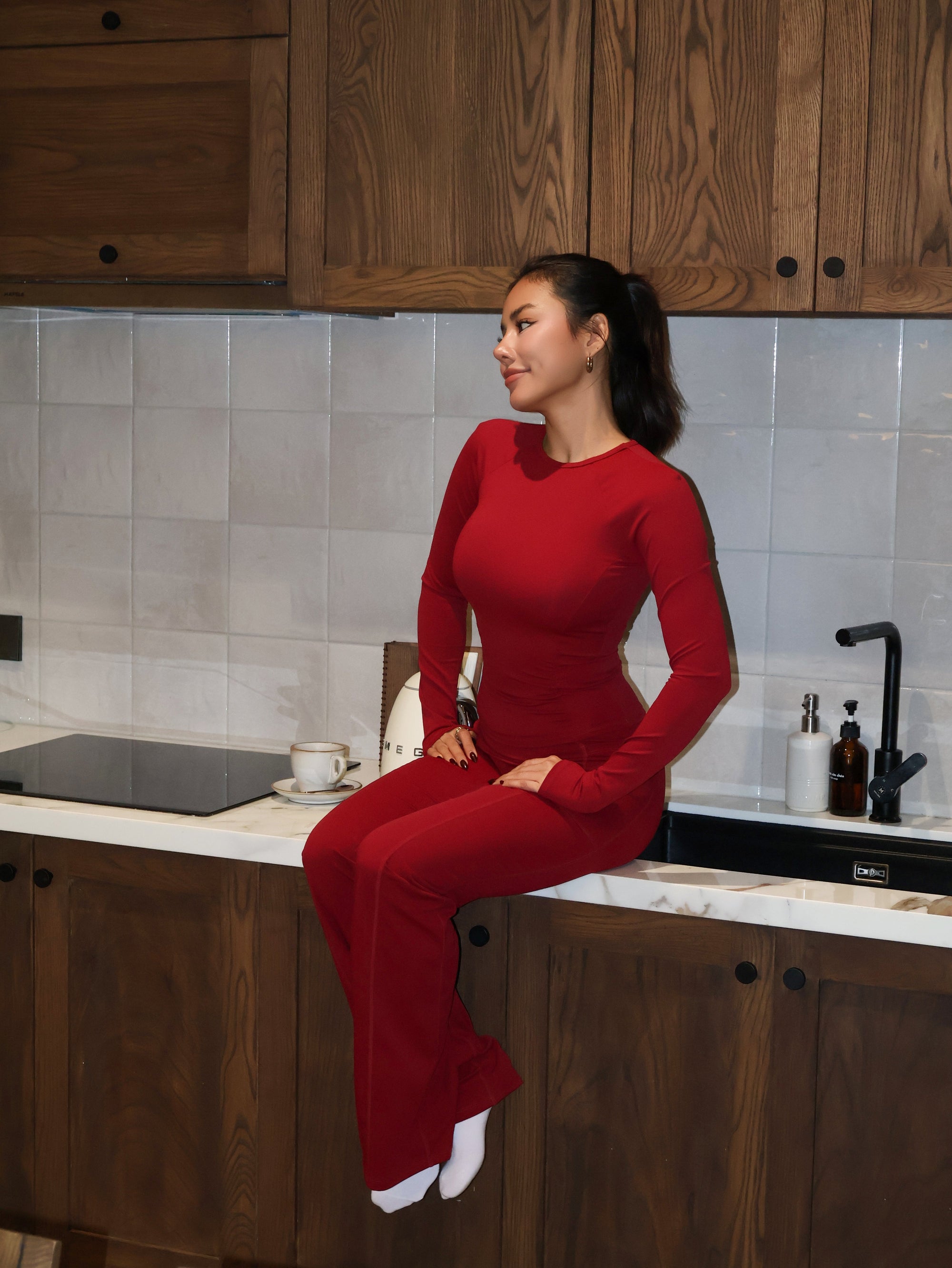 Ease - Đỏ Ruby - EQL Apparel - Ease - Đỏ Ruby - 