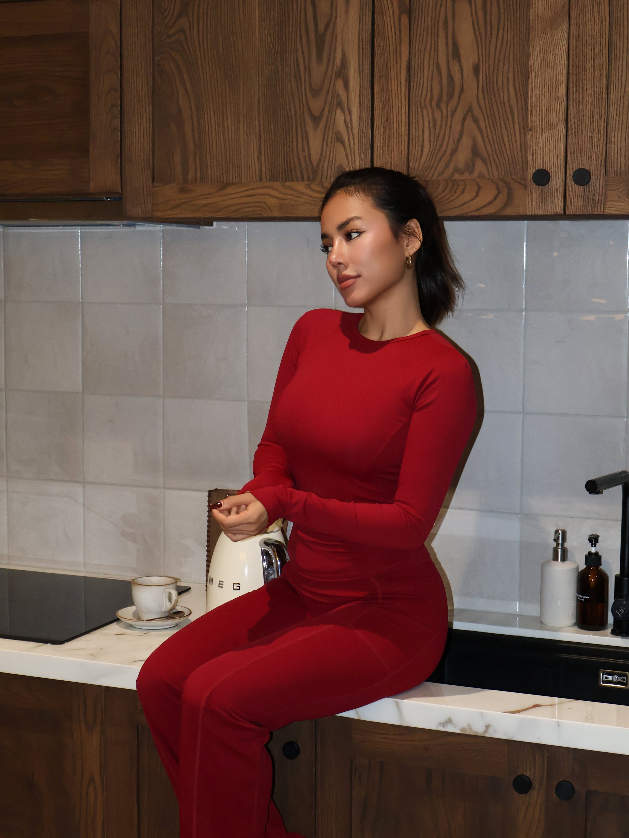 Ease - Đỏ Ruby - EQL Apparel - Ease - Đỏ Ruby - 