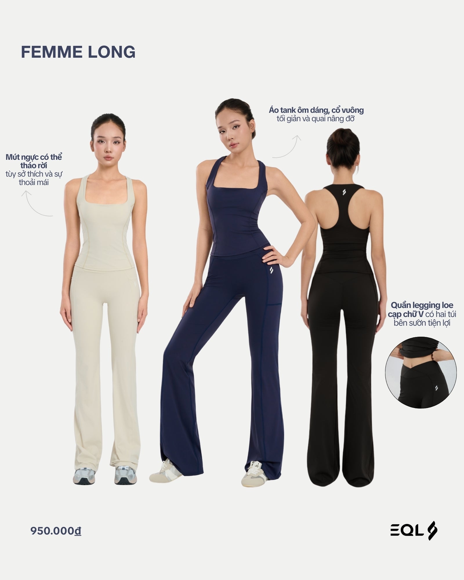 Femme Long - Trắng Kem - EQL Apparel - Femme Long - Trắng Kem - 