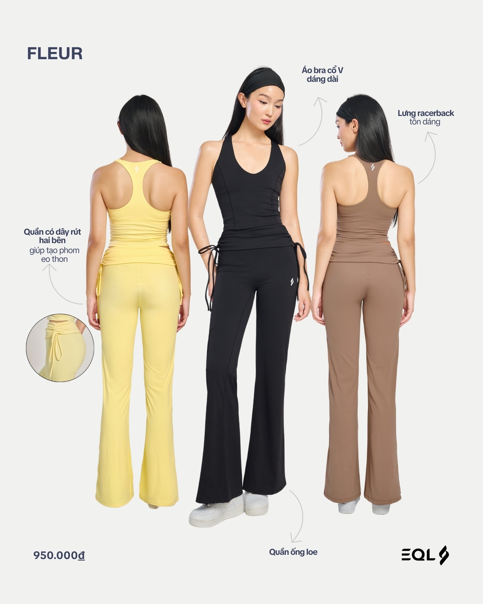 Fleur - Nâu Kaki - EQL Apparel - Fleur - Nâu Kaki - 