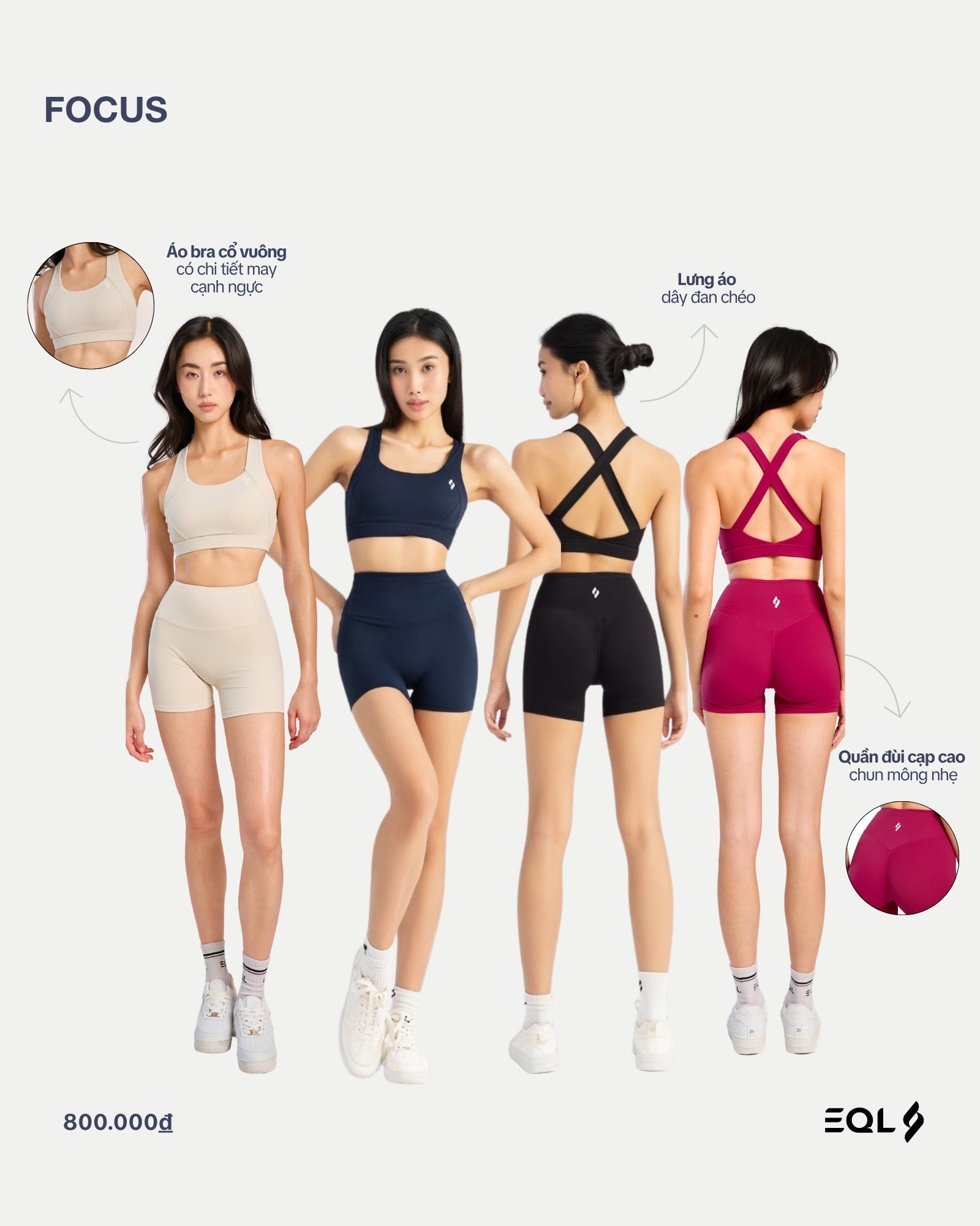 Focus - Đỏ Hồng - EQL Apparel - Focus - Đỏ Hồng - 