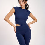 Impulse 3.0 - Xanh Navy (Set Legging Dài) - EQL Apparel - Impulse 3.0 - Xanh Navy (Set Legging Dài) - 