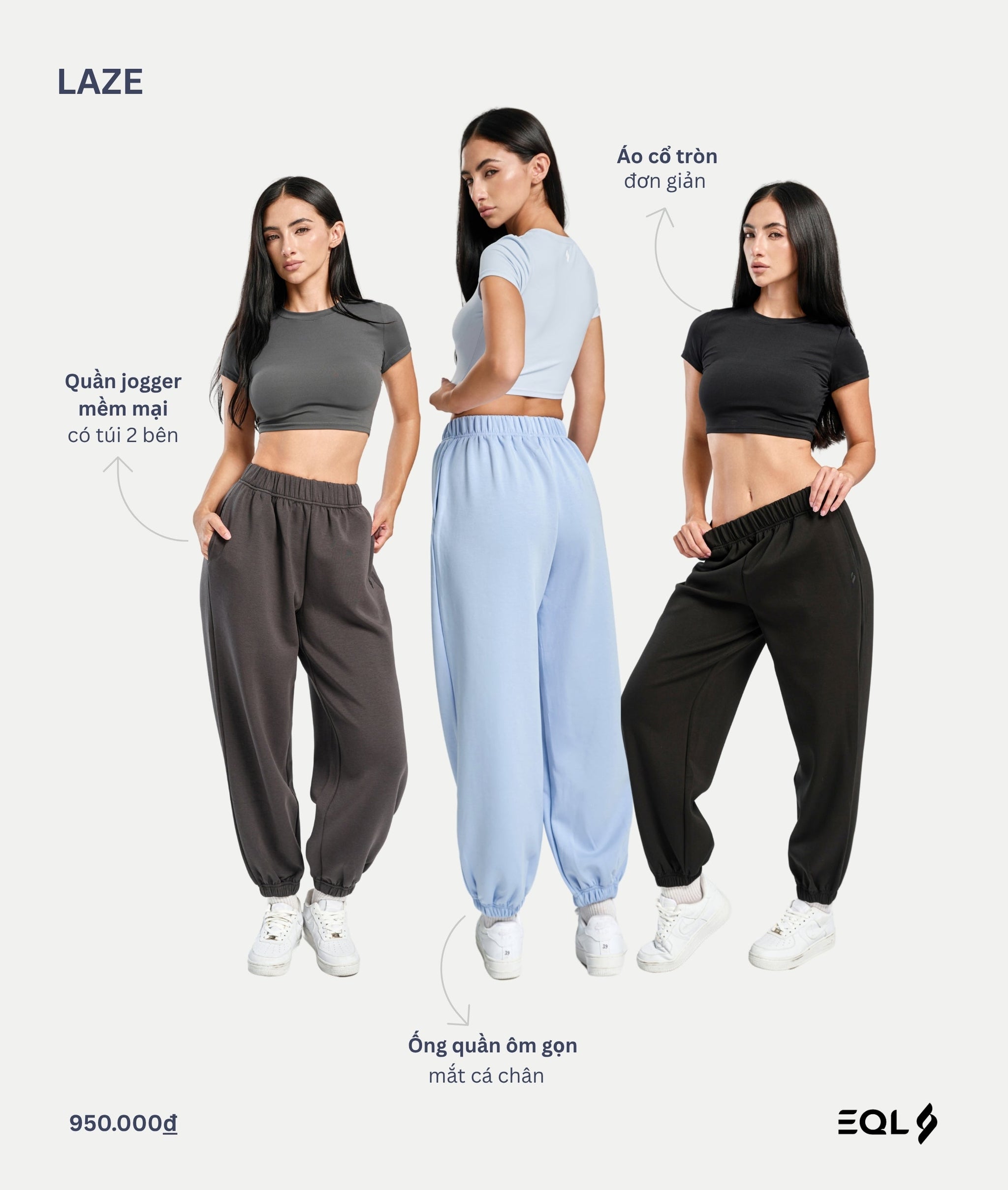 Laze - Xanh Trời - EQL Apparel - Laze - Xanh Trời - 