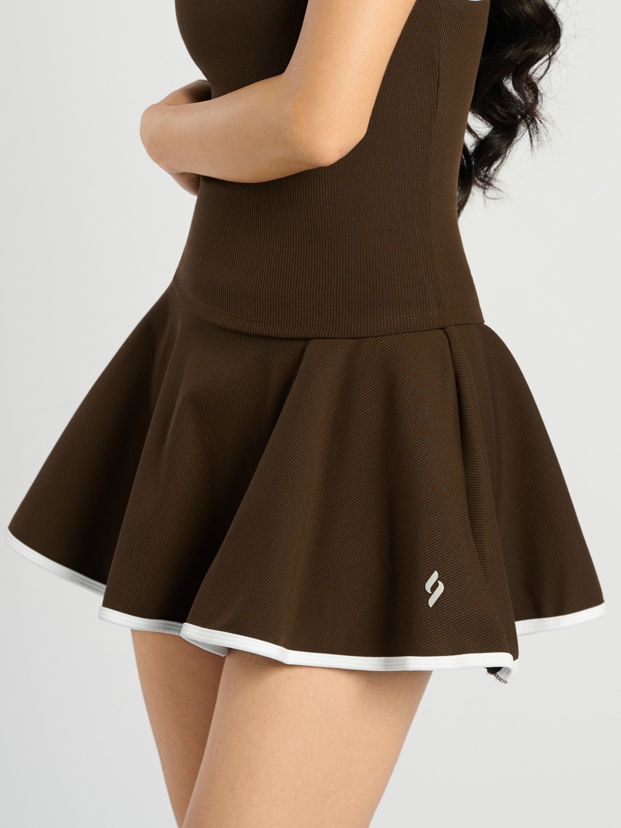 Monaco SkIrt - Nâu - EQL Apparel - Monaco SkIrt - Nâu - 
