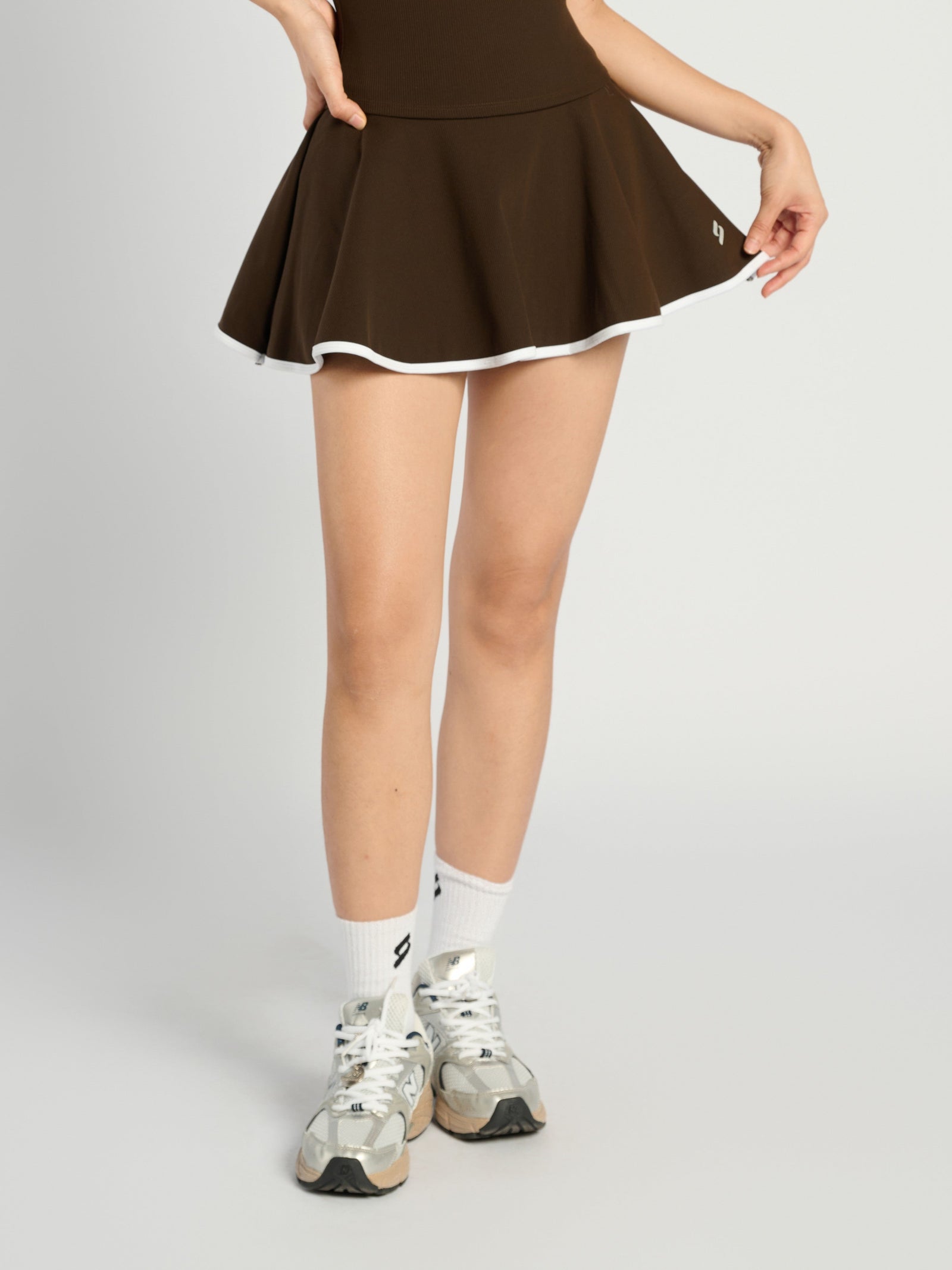 Monaco SkIrt - Nâu - EQL Apparel - Monaco SkIrt - Nâu - 