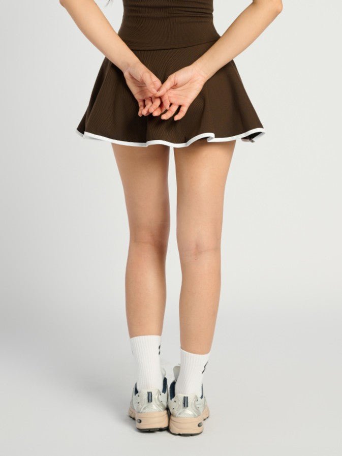 Monaco SkIrt - Nâu - EQL Apparel - Monaco SkIrt - Nâu - 