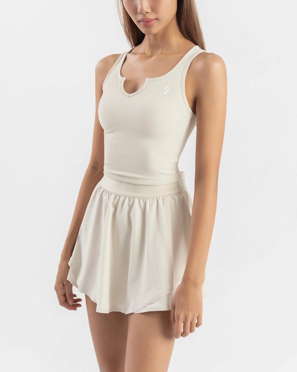 EQL Apparel Essence Kem Áo sports bra vải rib nữ tập gym, yoga